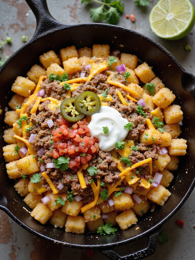 crispy air fryer loaded nachos