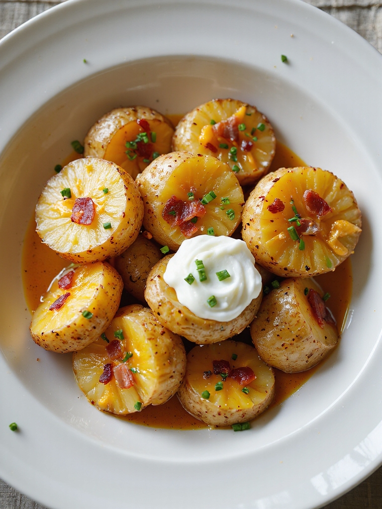 crispy cheesy bacon ranch potatoes