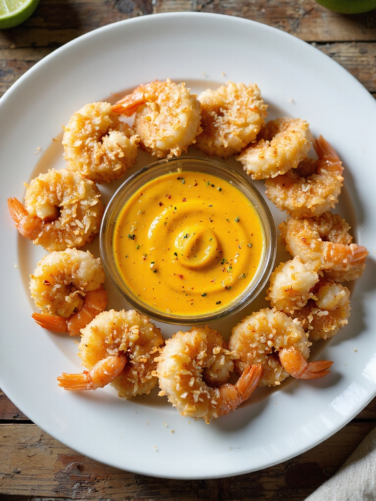 crispy coconut shrimp bites