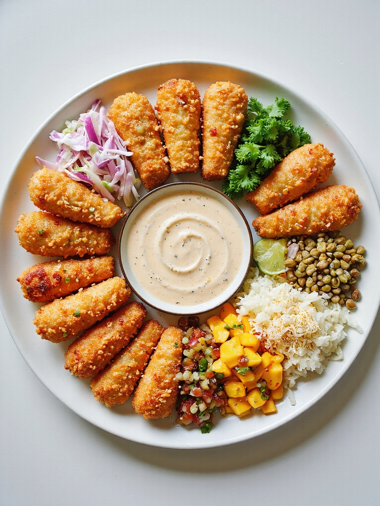 crispy fish stick taco toppings