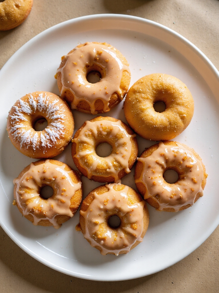 crispy fluffy air fried donuts