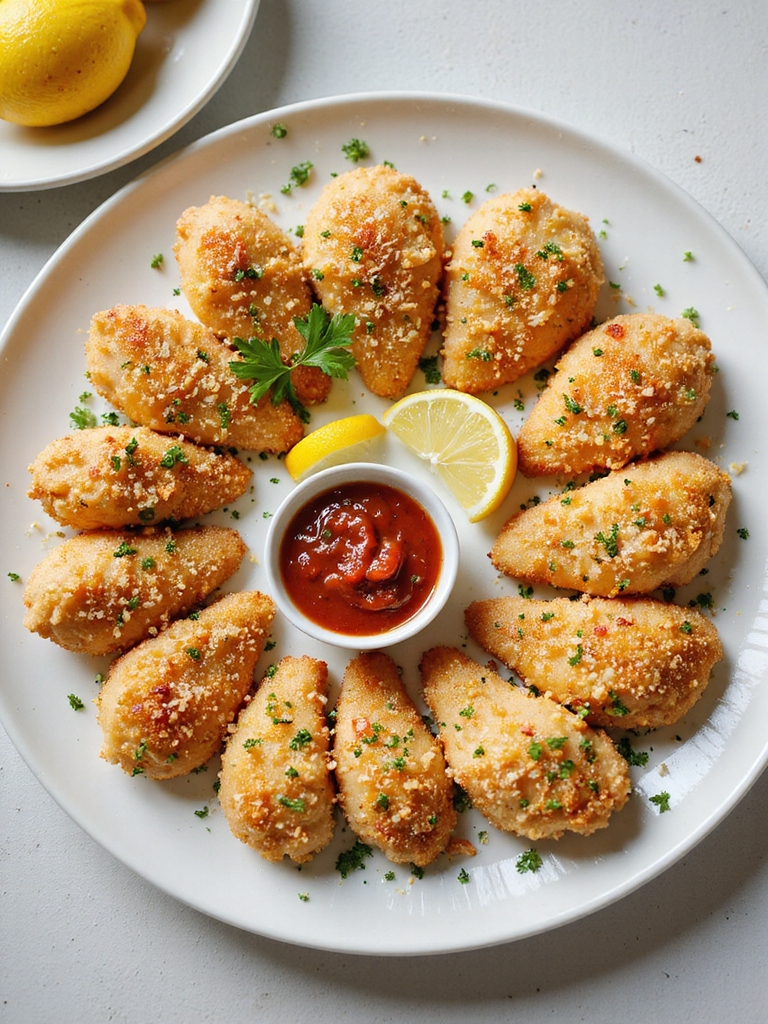 crispy garlic parmesan air fried