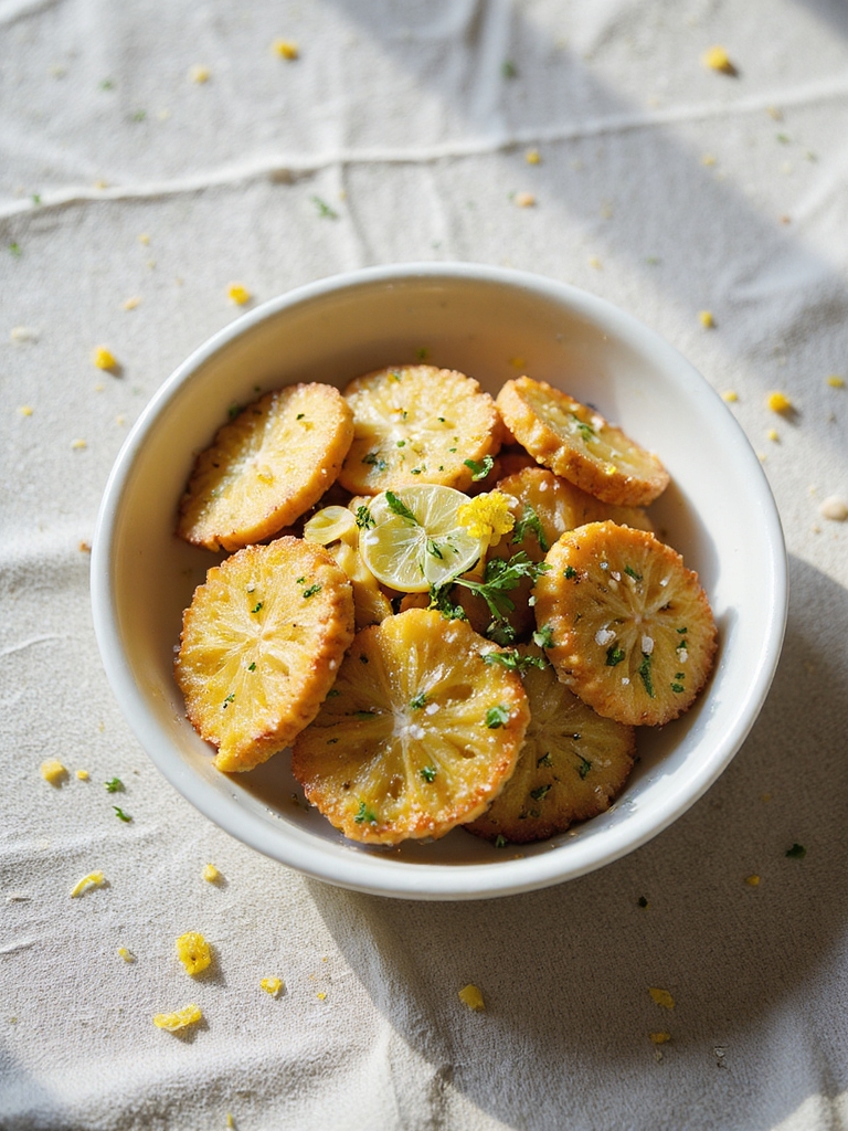 crispy garlic parsley breadcrumb topping