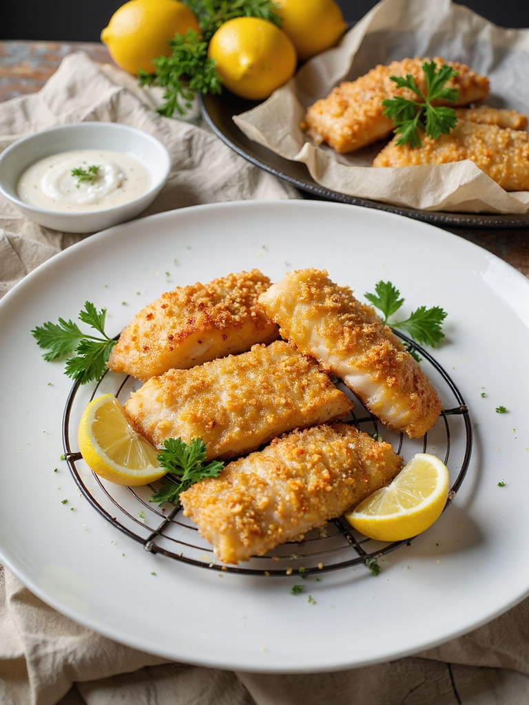 crispy golden fried fish