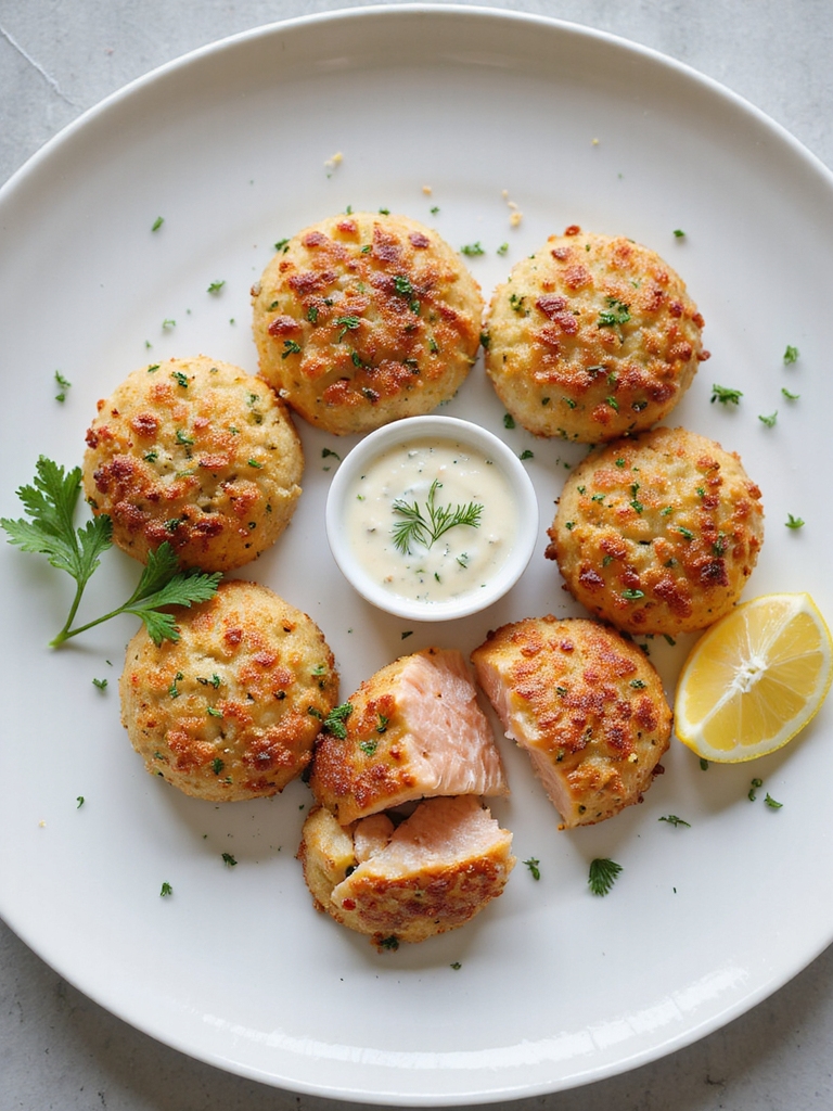 crispy golden salmon cakes