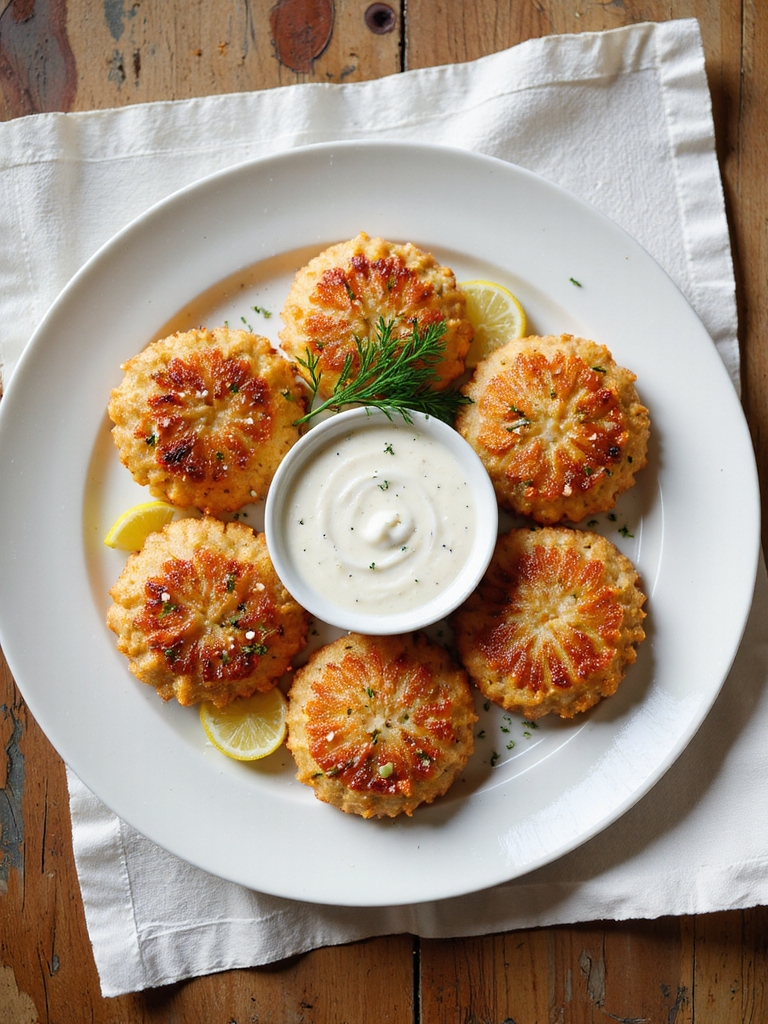 crispy juicy fried salmon