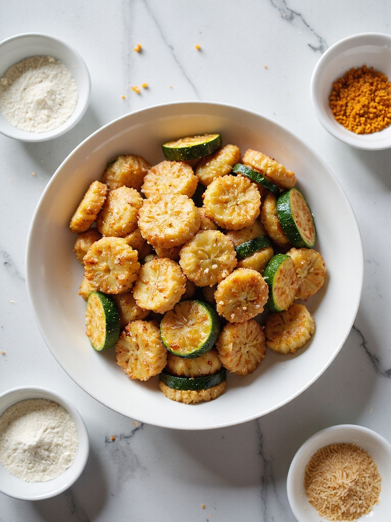 crispy keto zucchini fries