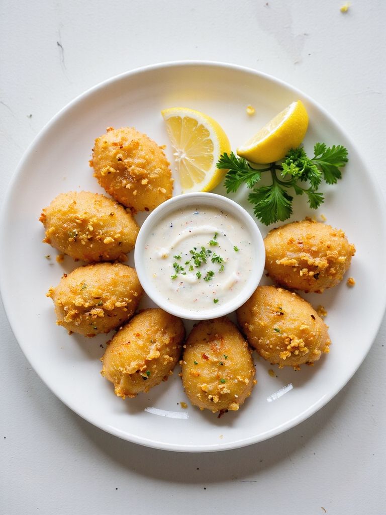 crispy lemon herb panko fish