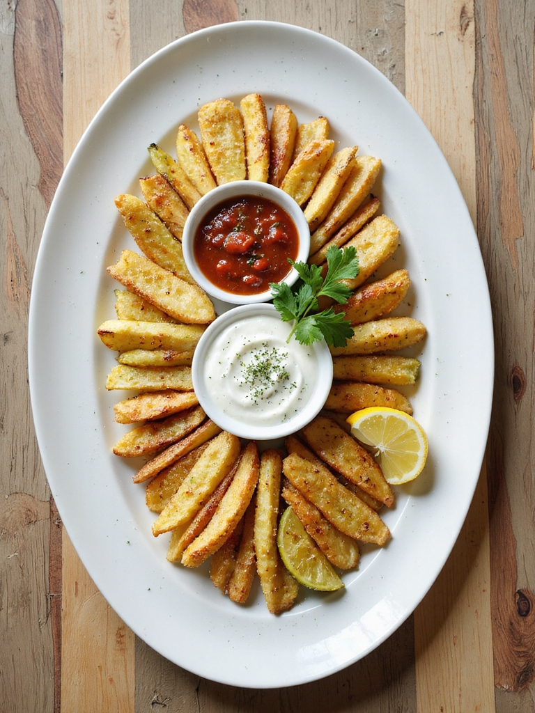 crispy make ahead air fryer zucchini
