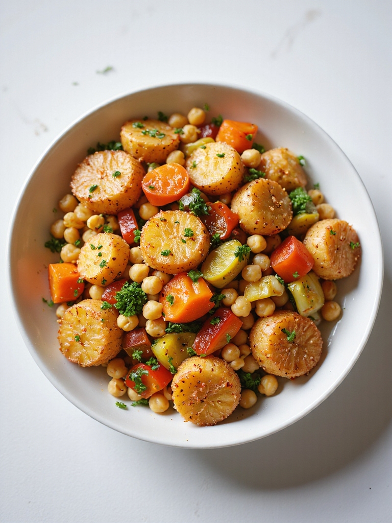 crispy mixed air fryer bites