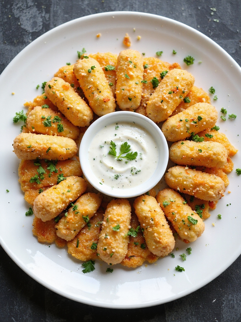 crispy panko cheesy cauliflower