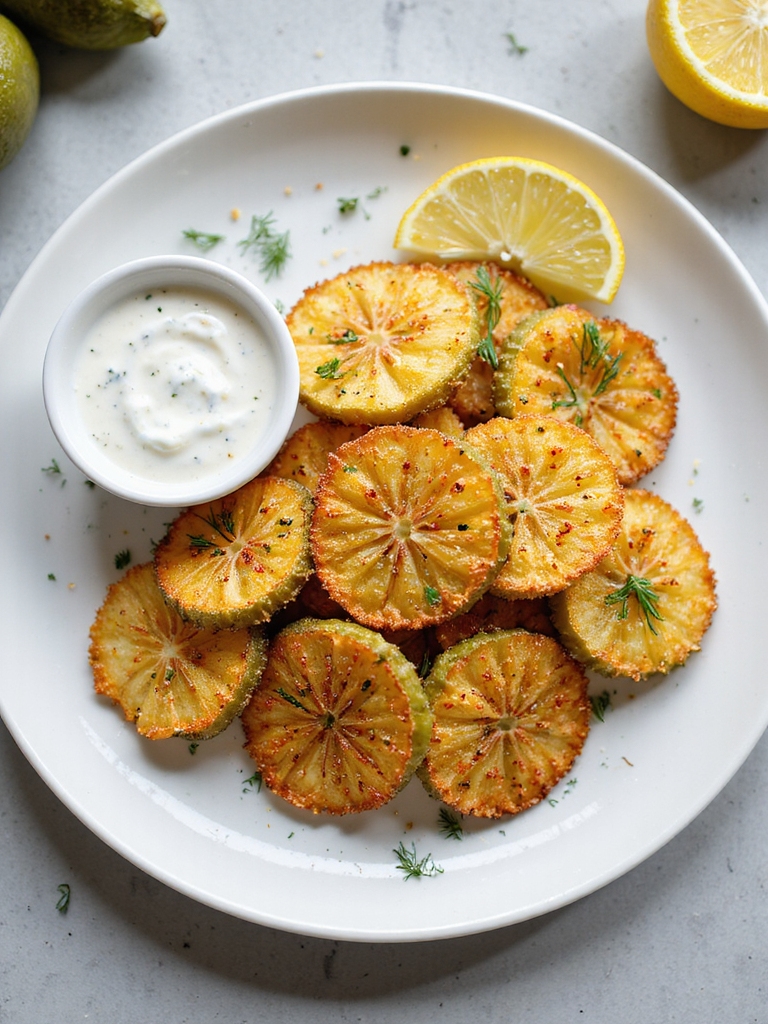 crispy panko coated dill pickles