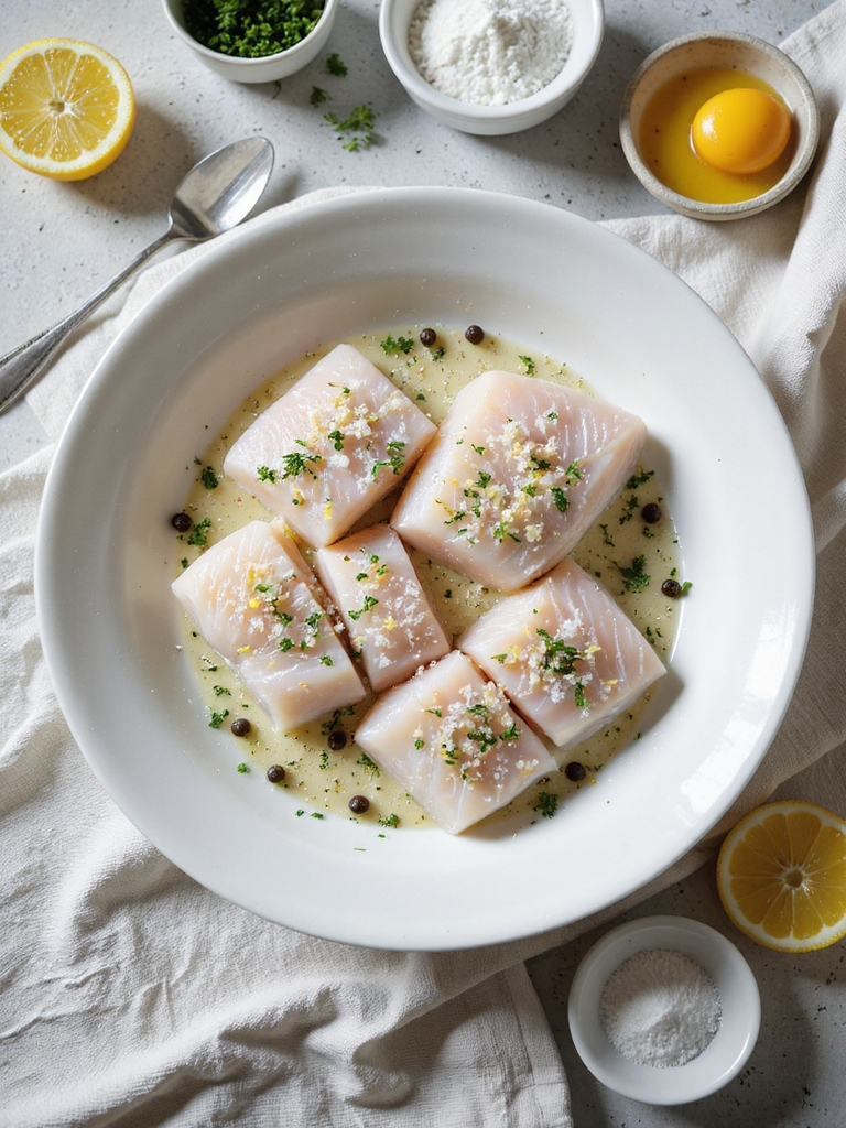 crispy panko coated white fish