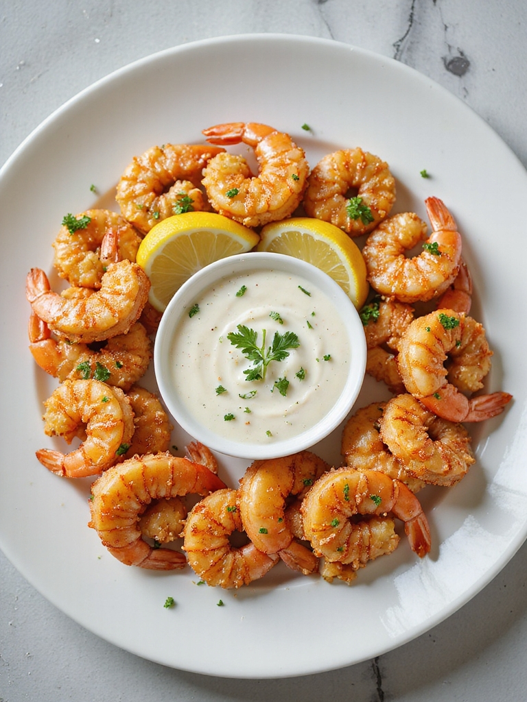 crispy quick high heat shrimp