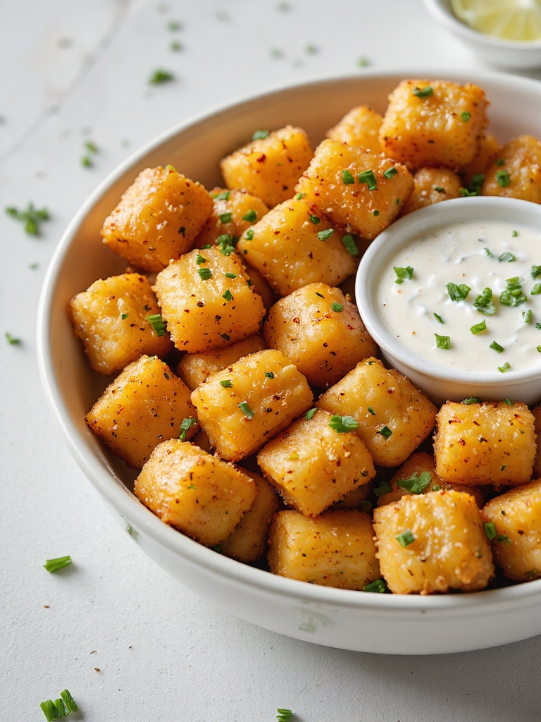 crispy ranch seasoned air fried tots