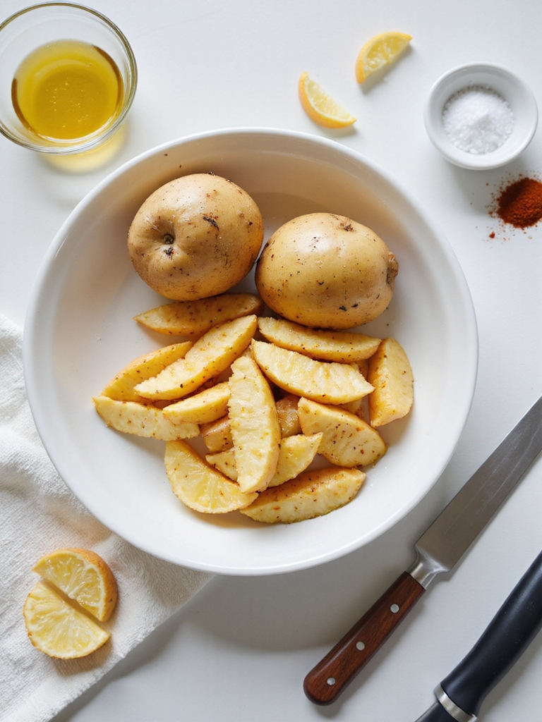 crispy restaurant style air fried fries