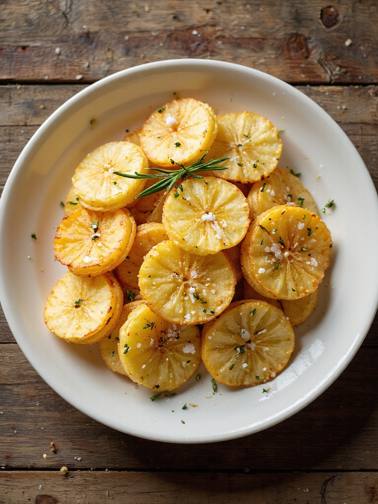 crispy savory air fried chips