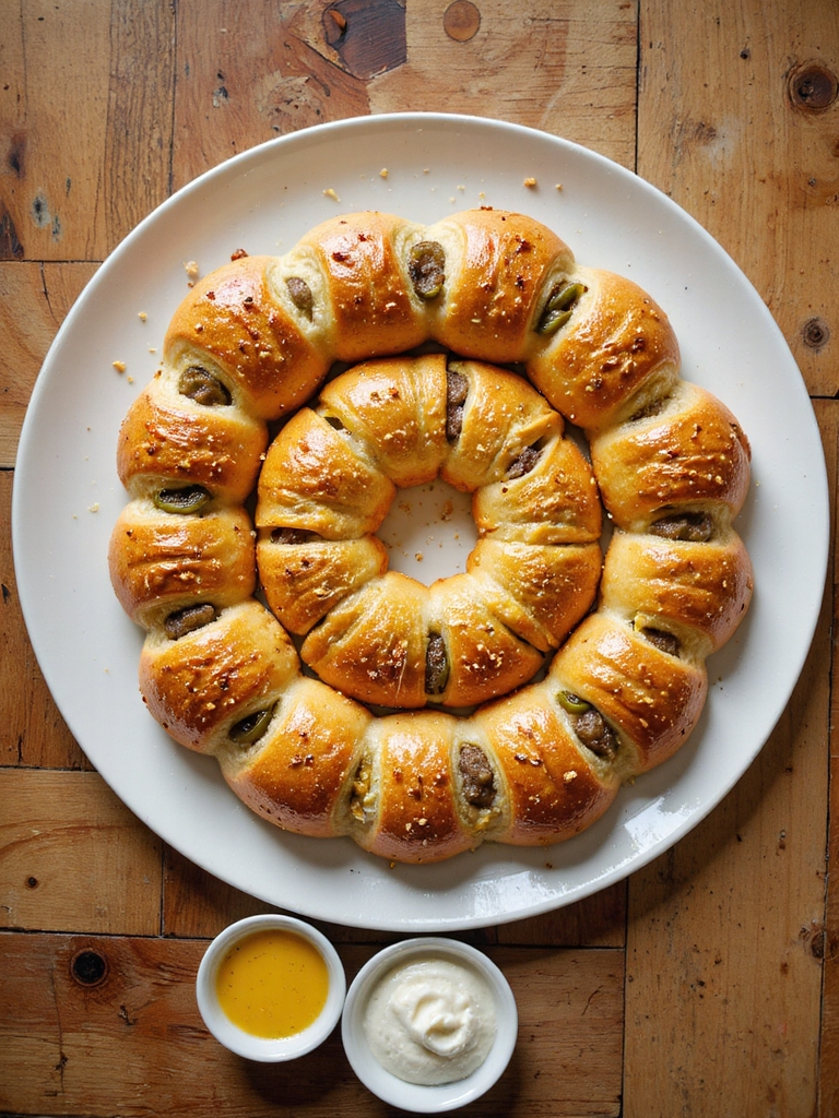 crispy savory air fried sausages