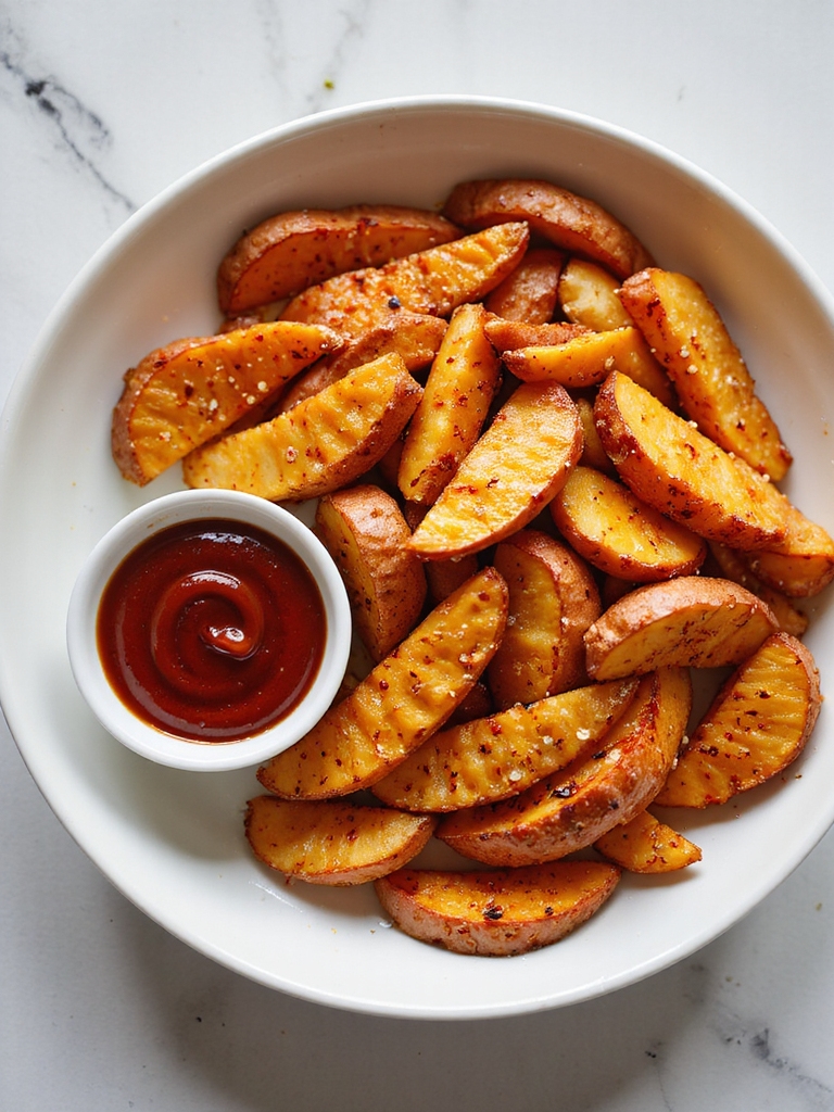 crispy seasoned air fried fries