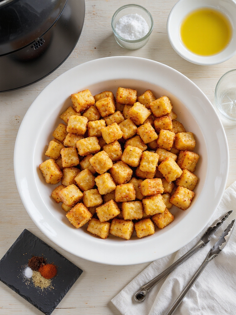 crispy seasoned frozen tots