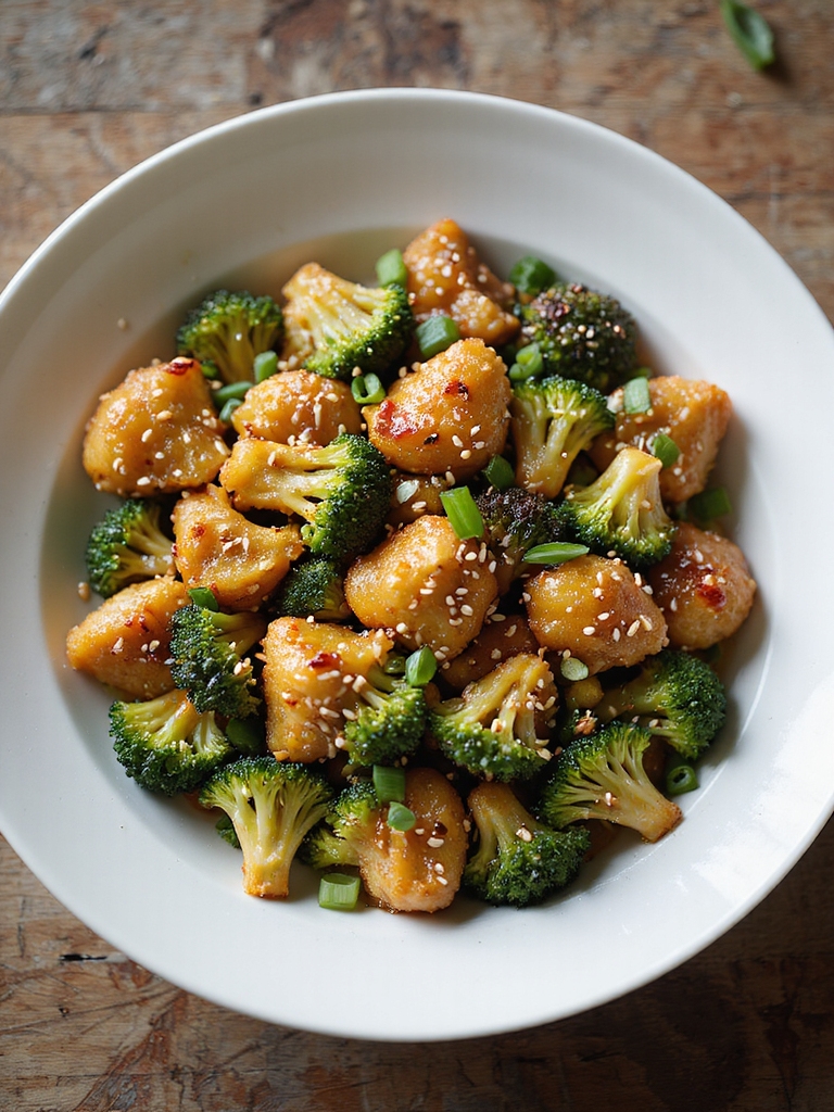 crispy sesame soy broccoli