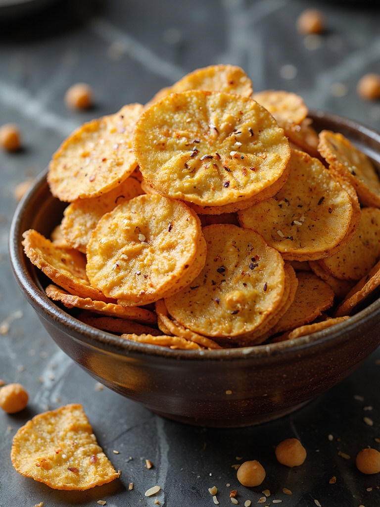 crispy spiced besan air fryer