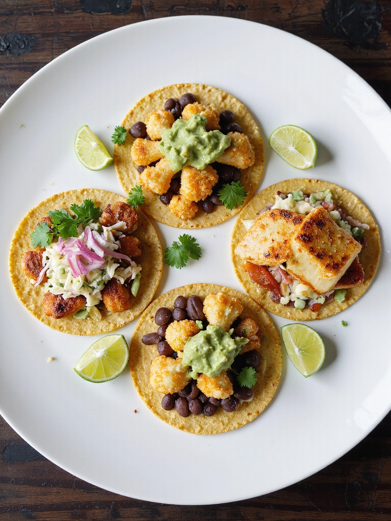 crispy vegetarian tostada variations