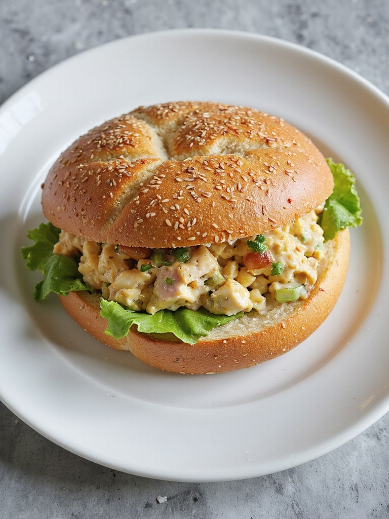 curried tuna salad sandwich