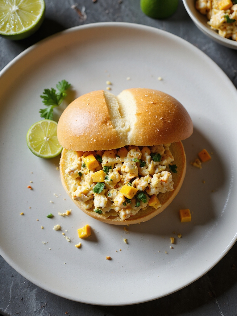 curry coconut crab roll