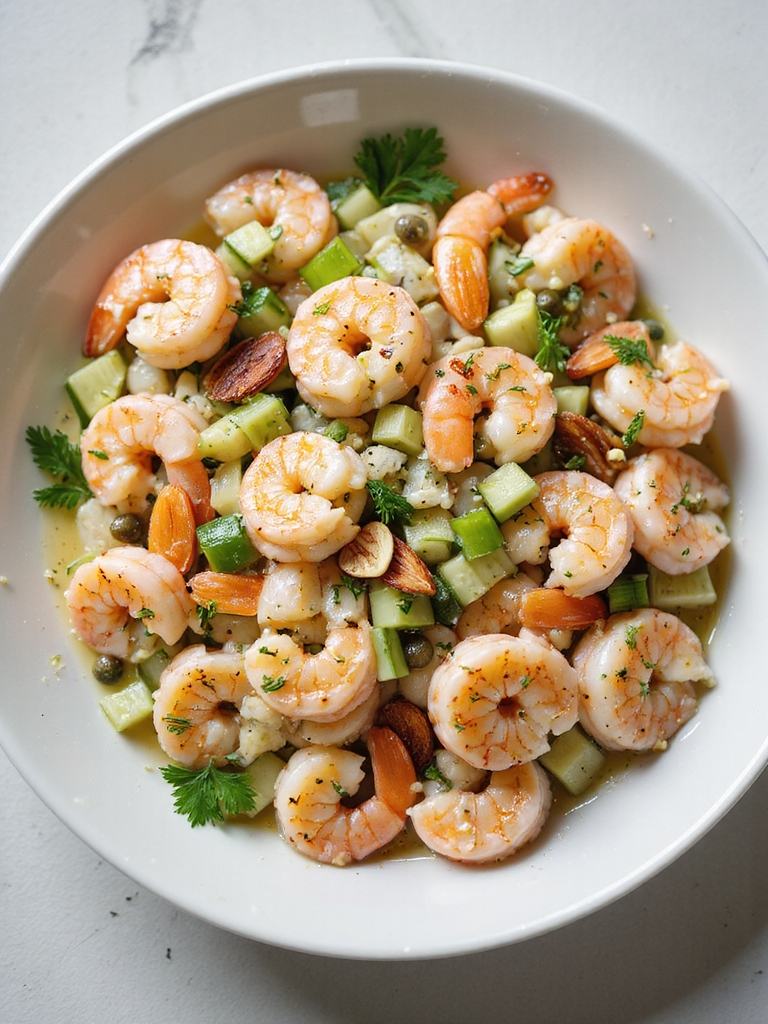 customizable make ahead shrimp salad