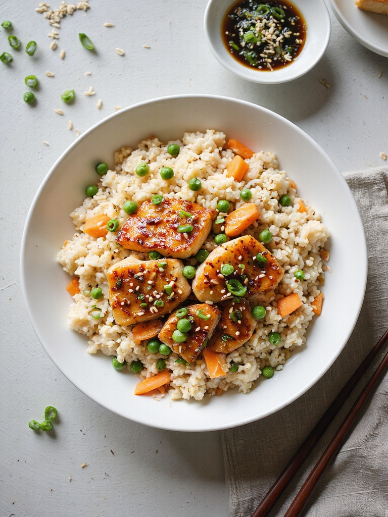day old rice crisps salmon