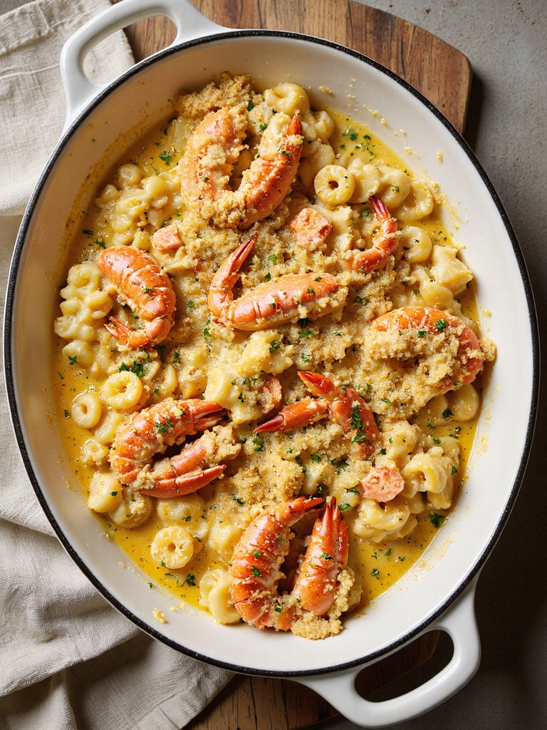 decadent lobster mac and cheese