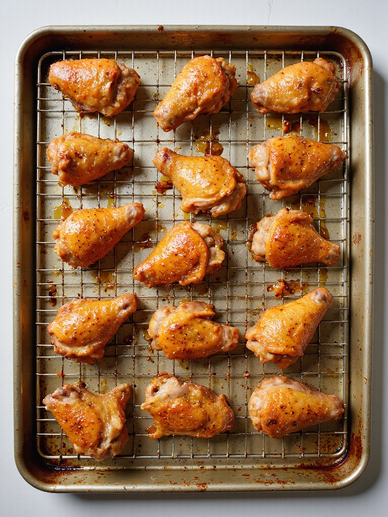 dry brined baking powder wings