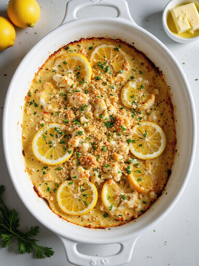 elegant oven baked crab casserole