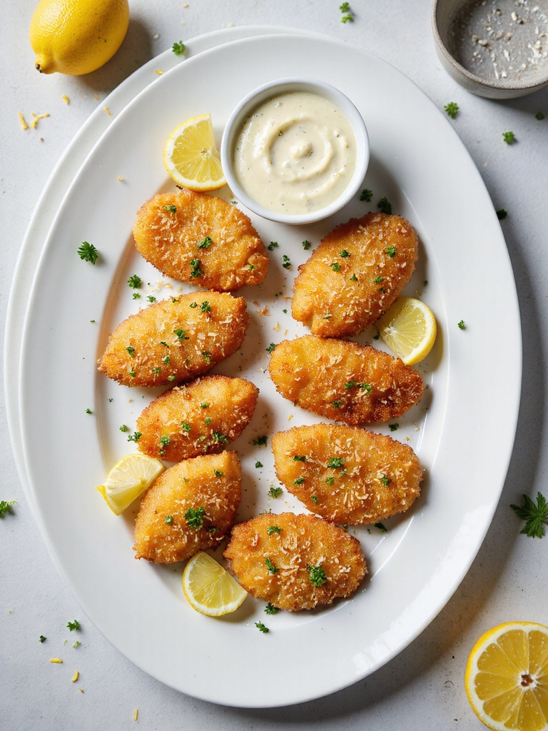 extra crispy air fried fish fingers
