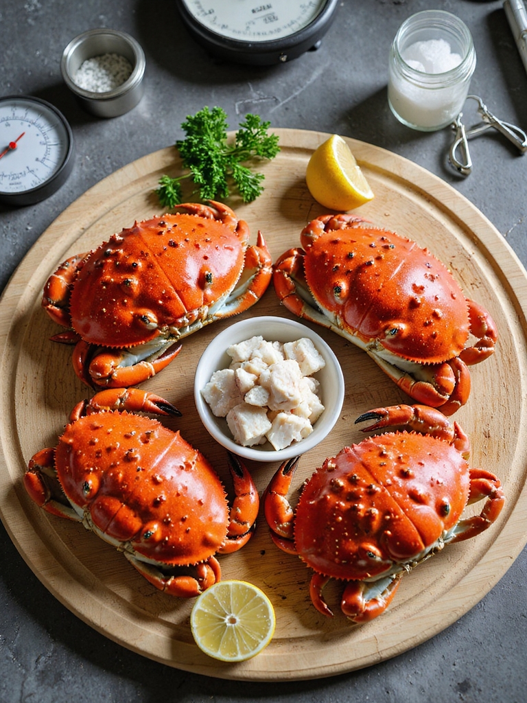 fresh buttery baked crab feast