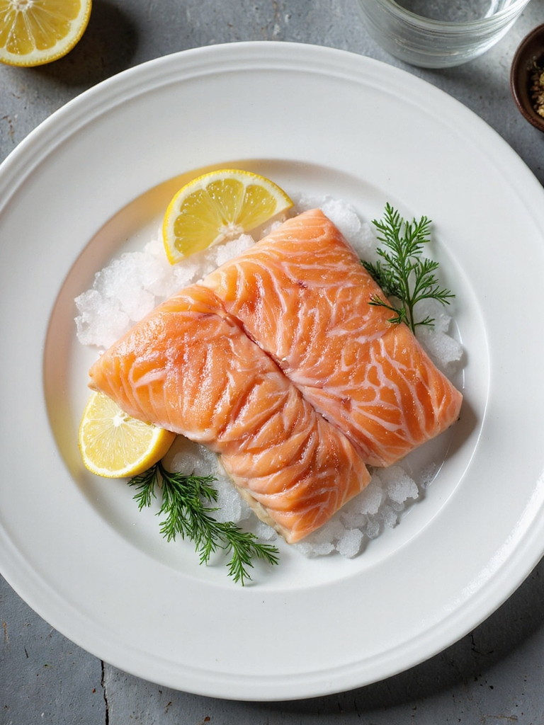 fresh chilled wild caught salmon