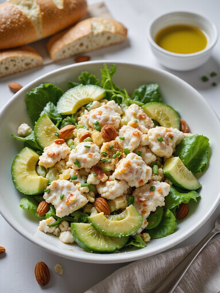 fresh crab seafood salad