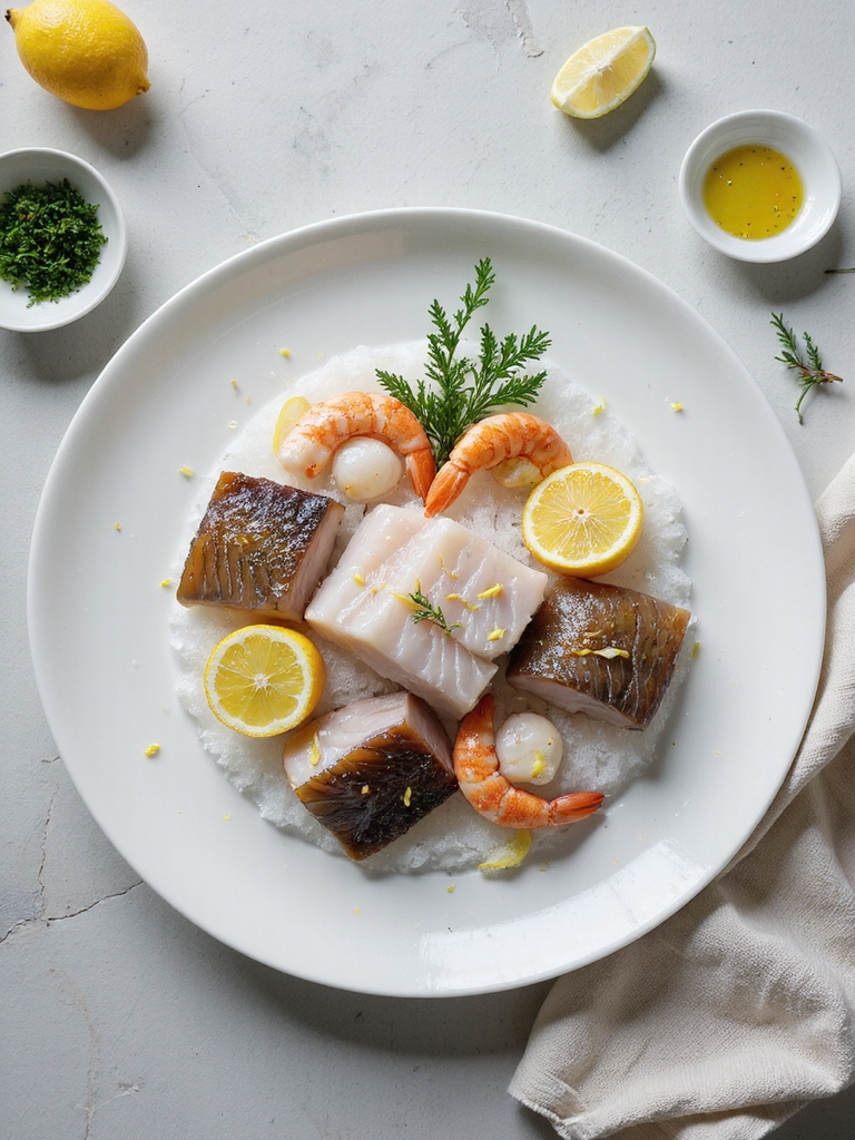 fresh firm briny simply seared