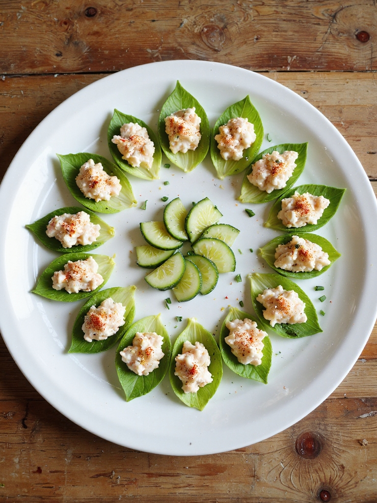 fresh lump crab avocado bites