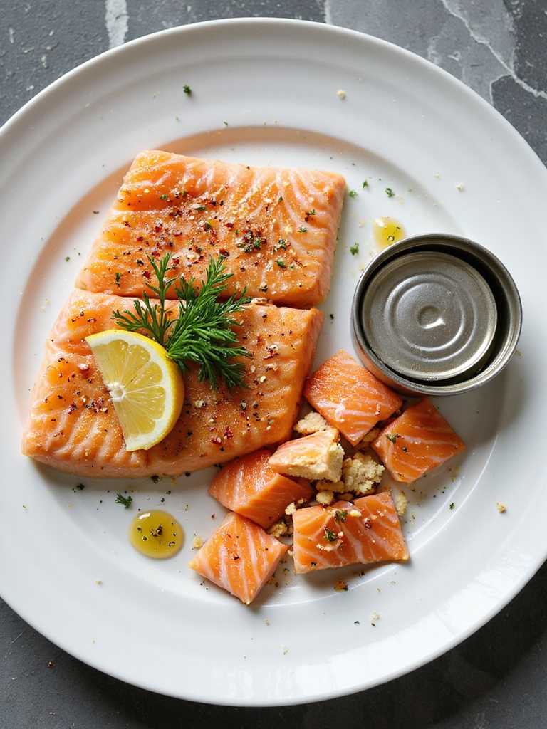 fresh or canned salmon patties