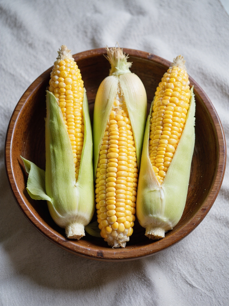 fresh sweet corn airfried