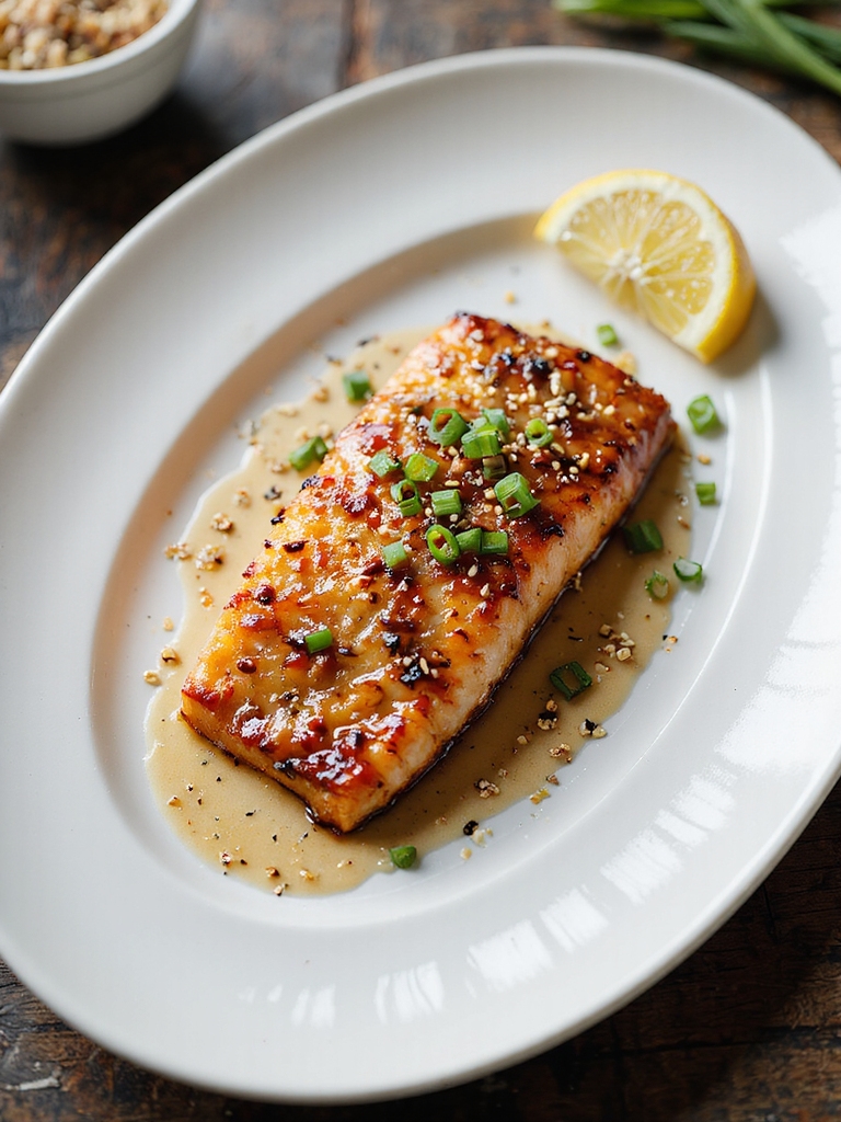 frozen salmon air fryer glaze