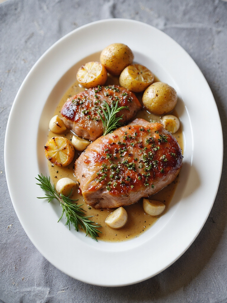 garlic herb instant pot pork