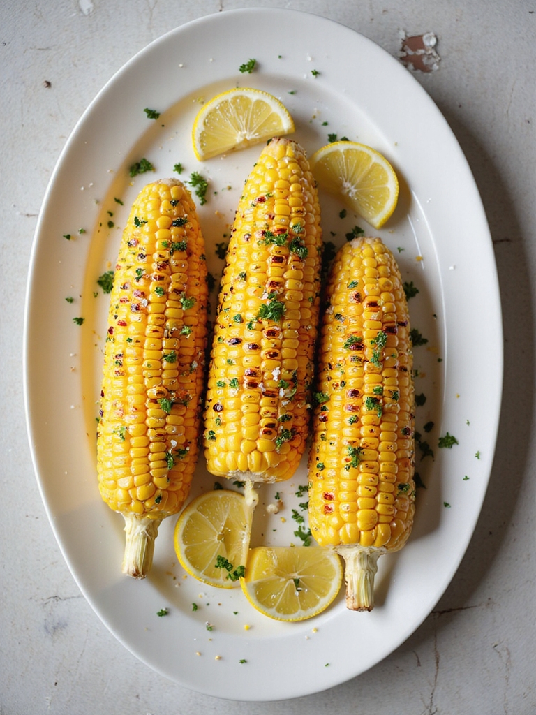 garlic parsley buttered corn