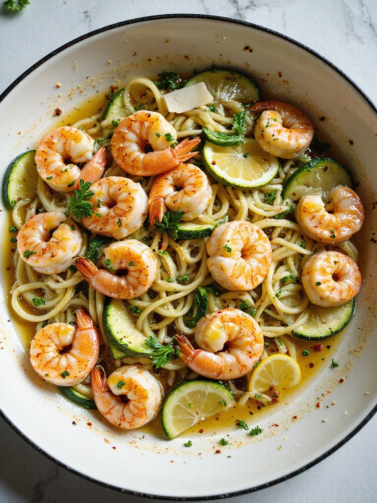 garlicky lemon shrimp scampi