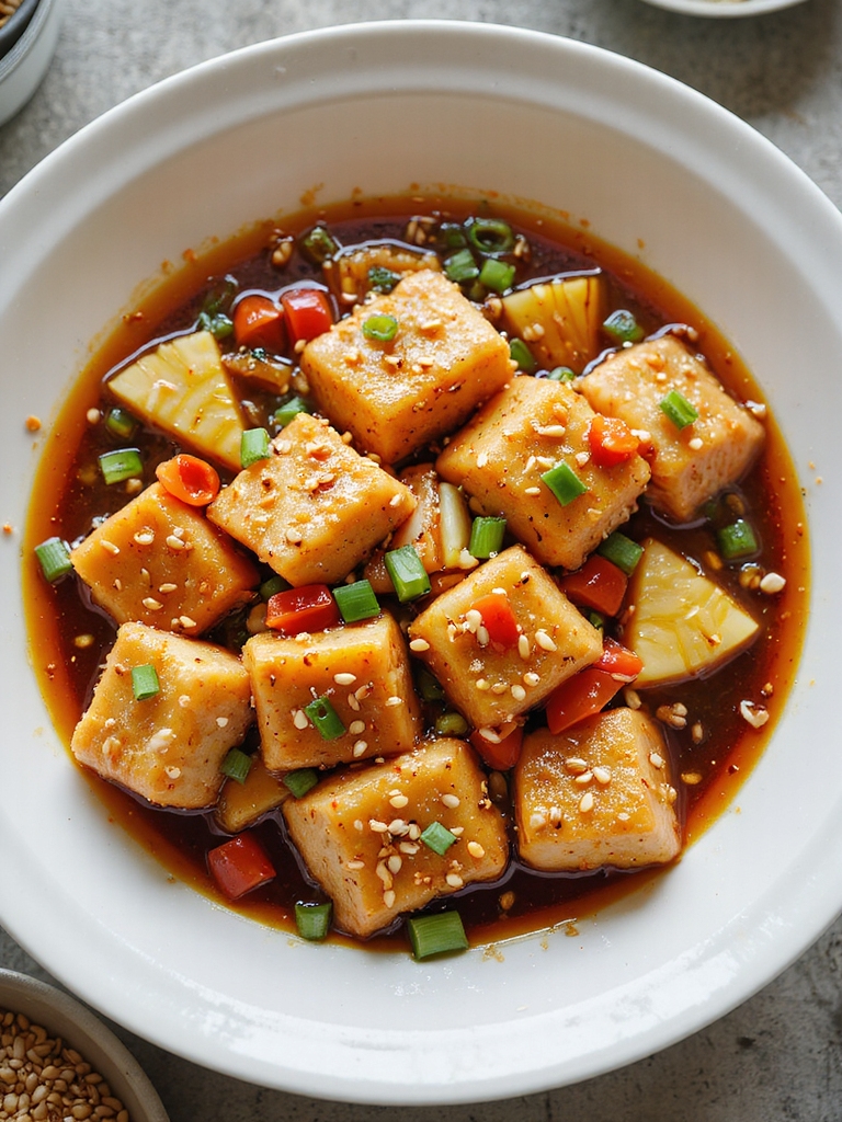 glossy tangy sweet fish sauce