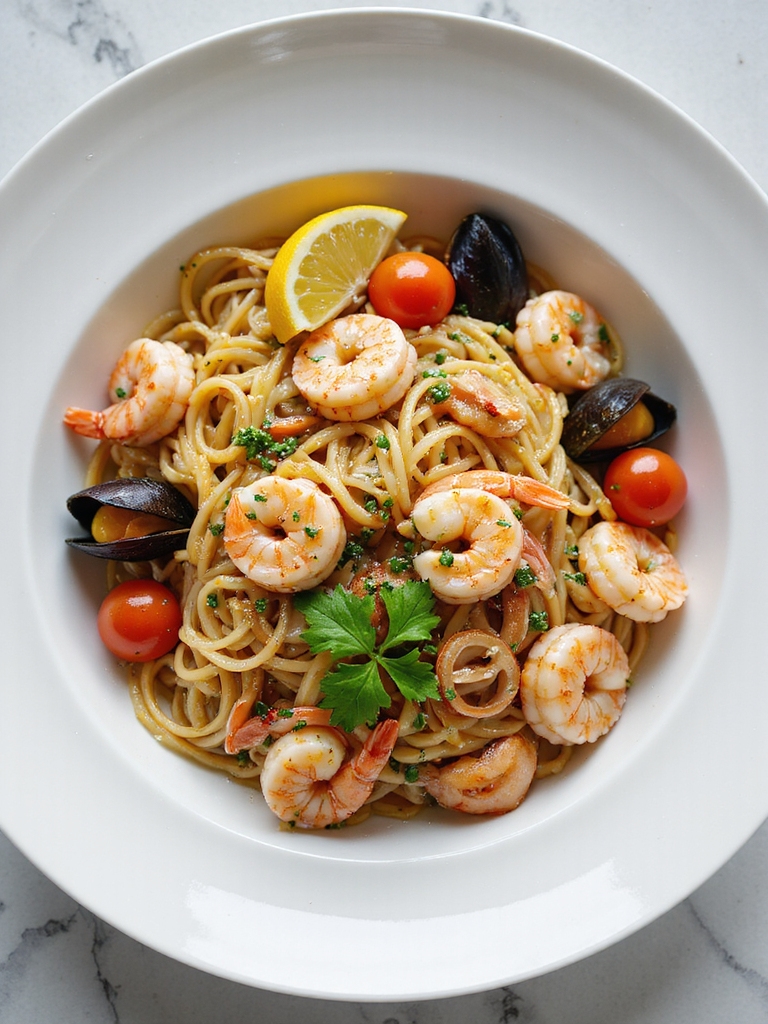 gluten free meets whole grain seafood