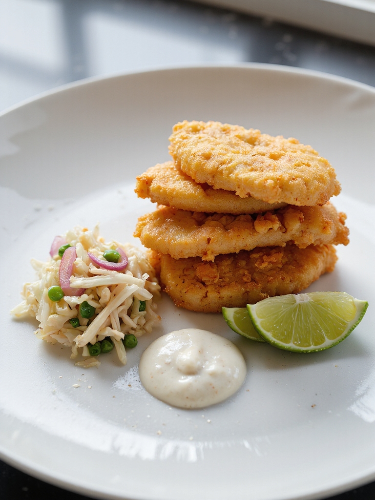 golden crispy fried cod