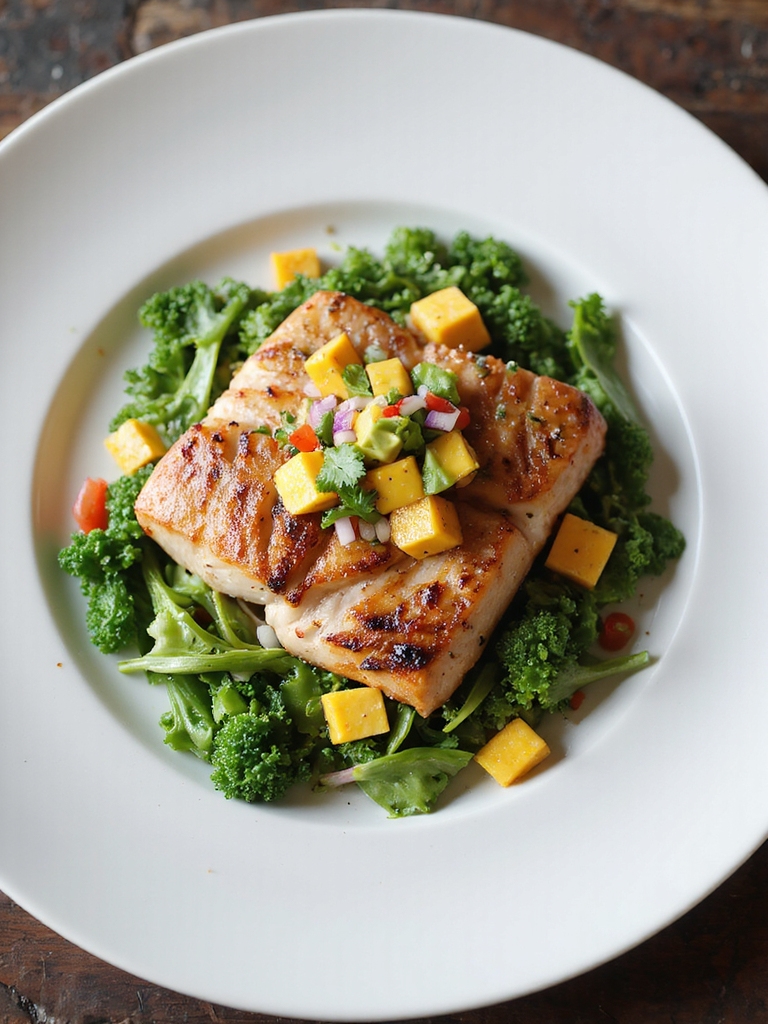 grilled mahi mahi with salsa